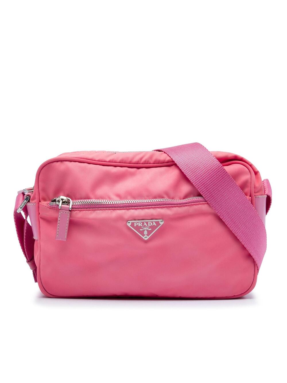 Prada Tessuto Camera Bag Pre-Loved Pink #292379P71B